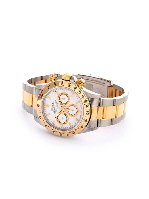 ROLEX DAYTONA MOV. ZENITH T SERIAL 40MM IN ACCIAIO E ORO GIALLO 18KT REF. 16523